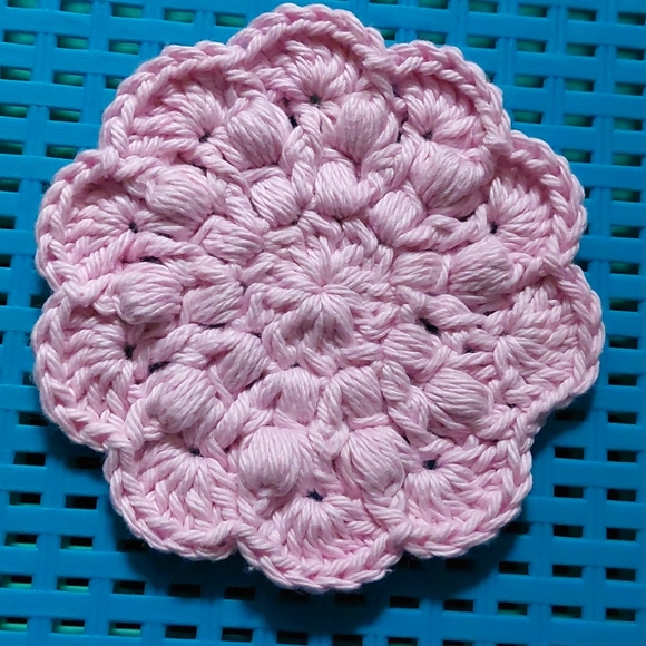 Crochet Super Scrub Facial Rounds▪︎Set of 3 - Picture 4 of 5